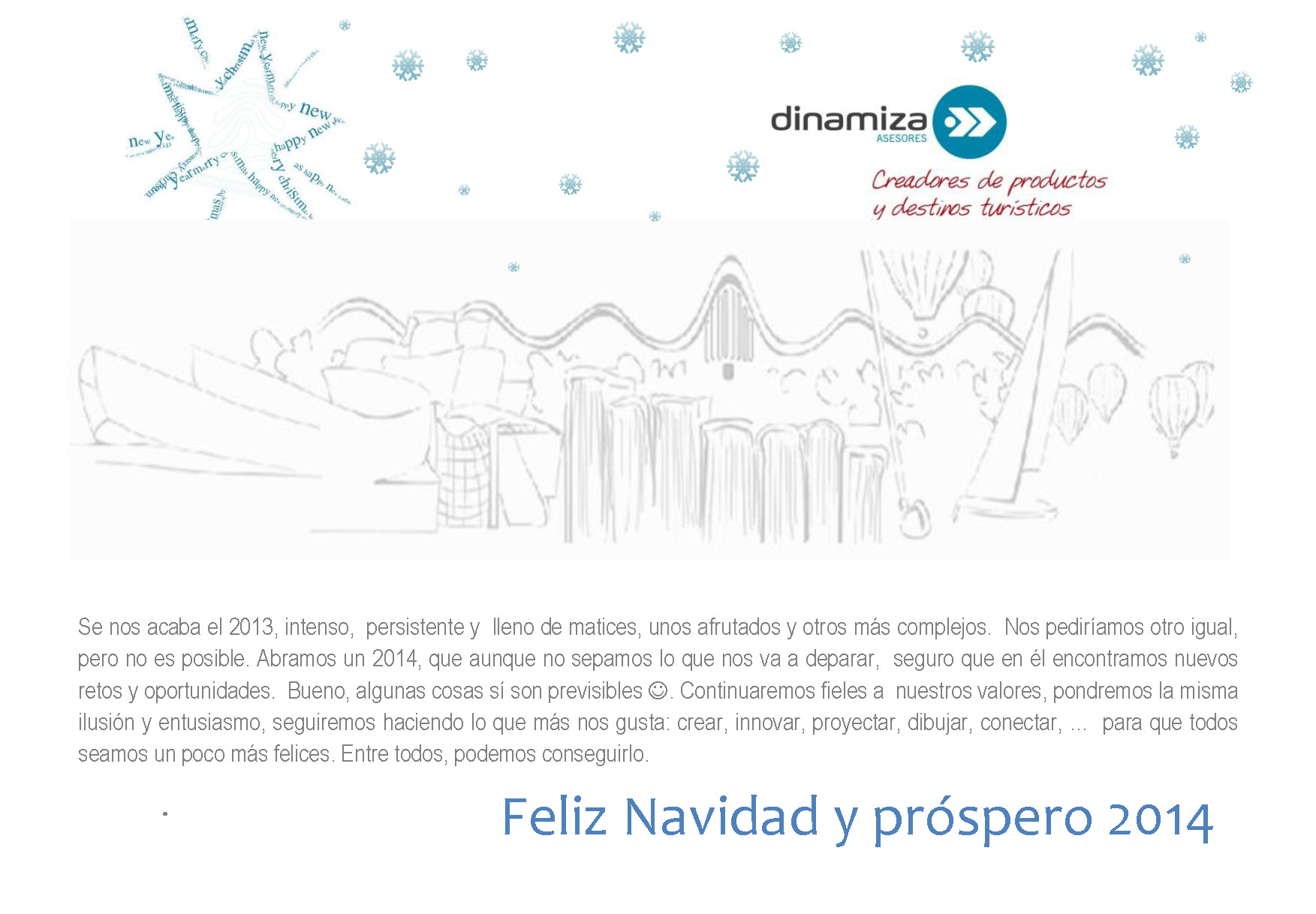 DINAMIZA te desea Feliz Navidad y un próspero 2014